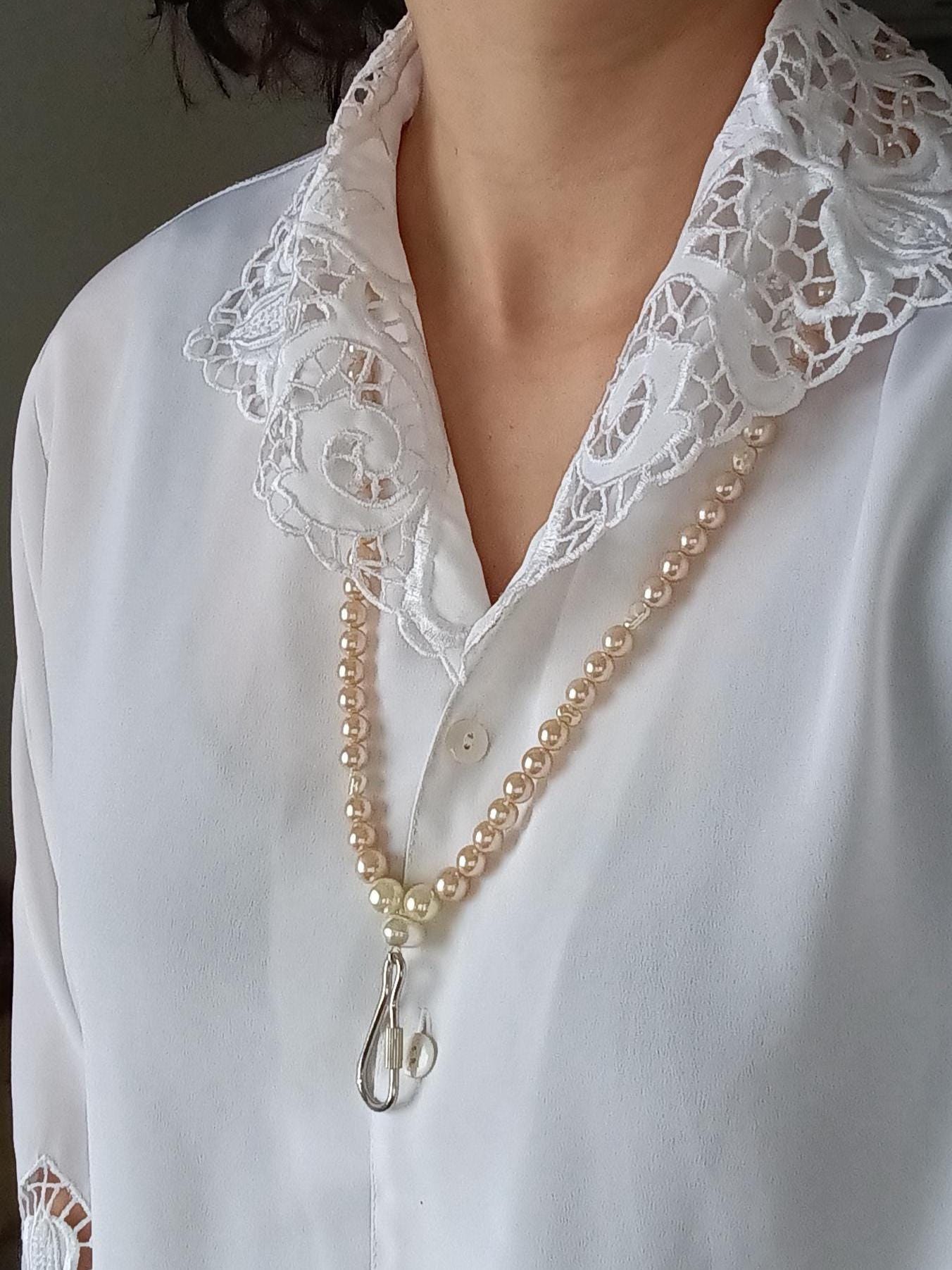 Pearly Rose Keychain