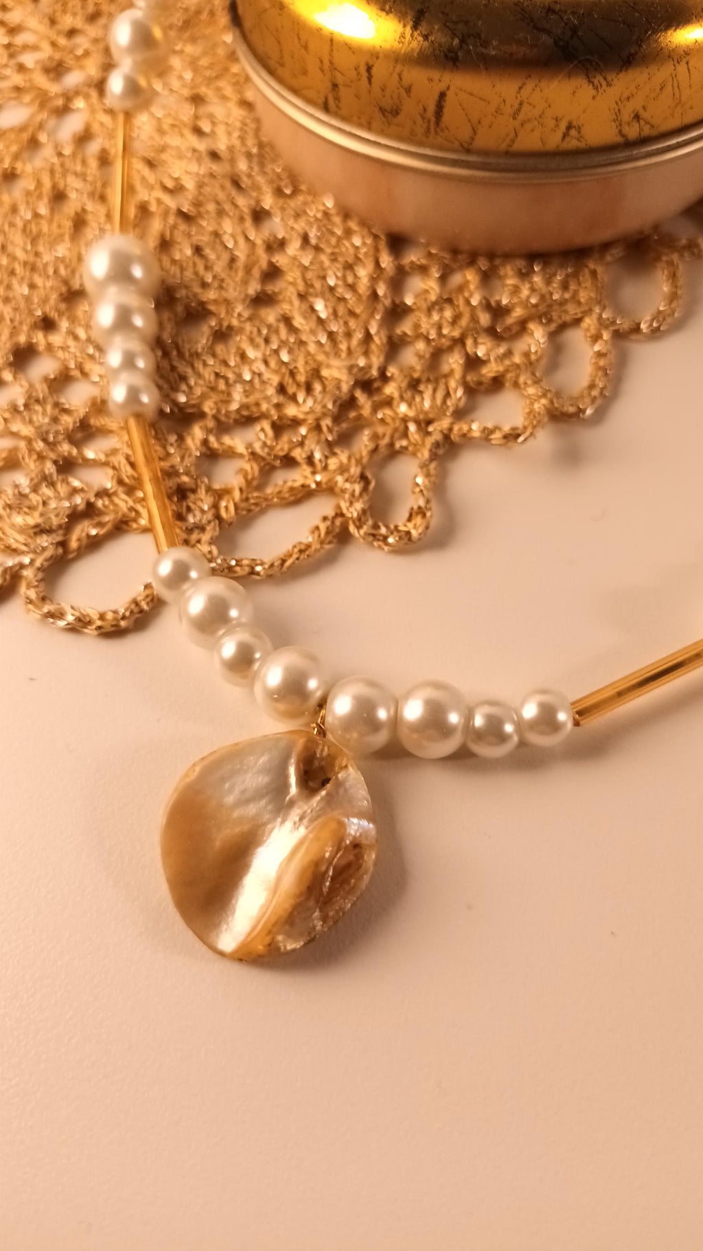 Serenity Seashell Pendant Necklace