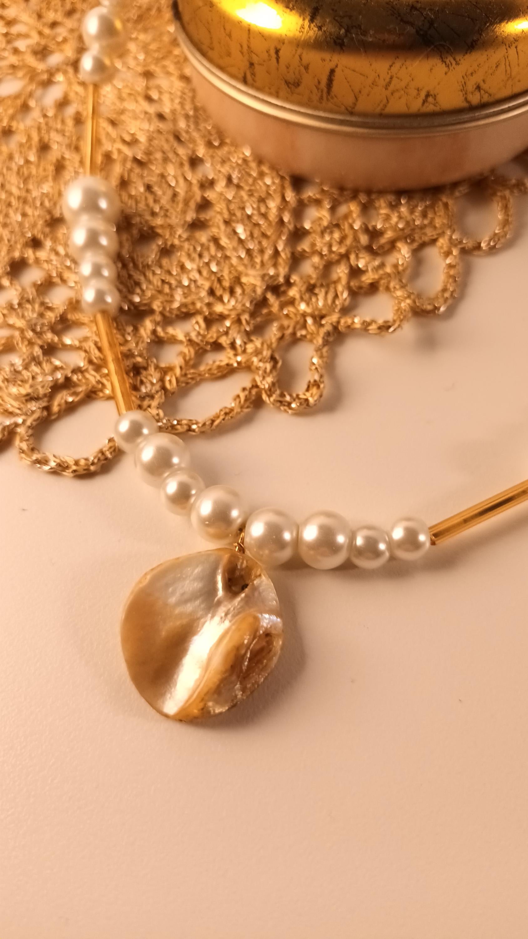 Serenity Seashell Pendant Necklace